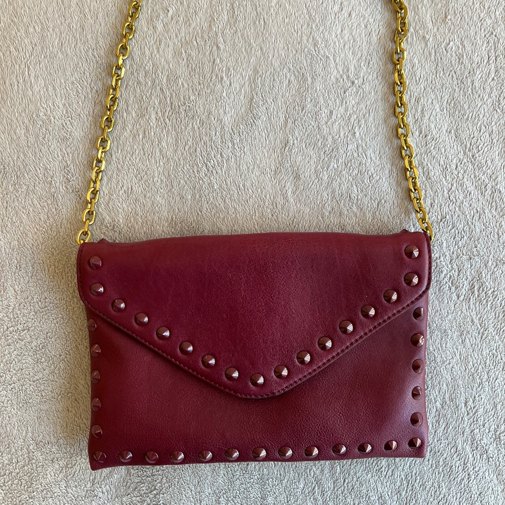 J. Crew leather envelope bag